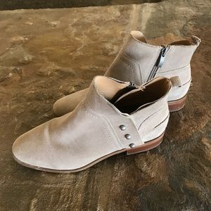 Franco Sarto Tan Suede Booties size 7